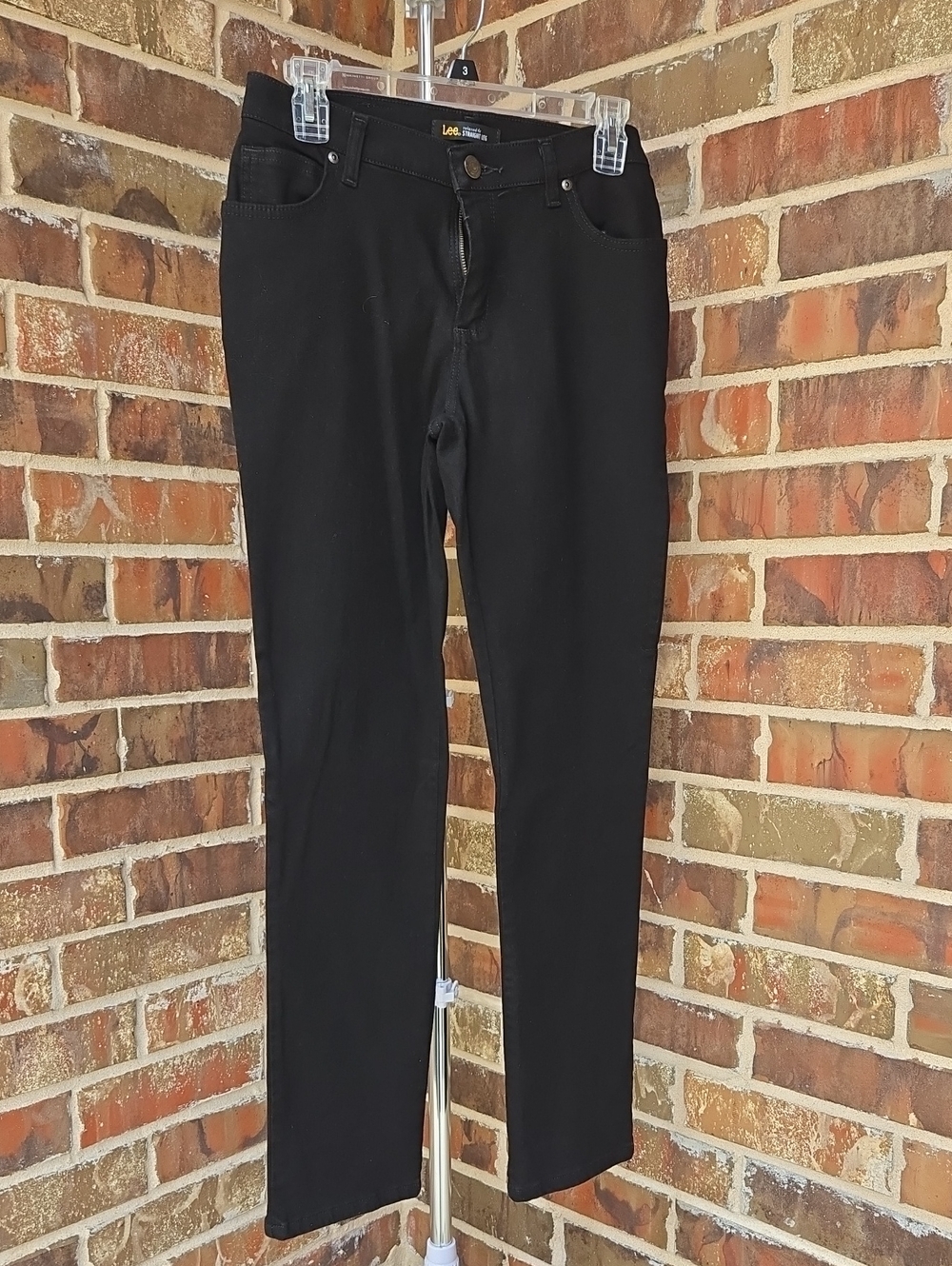 Lee Women's Black Straight Leg Jeans
